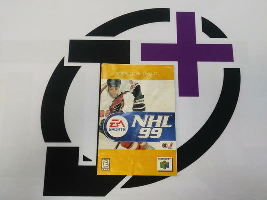 N64 NHL 99 INSTRUCTION BOOKLET ENGLISH (usagé)