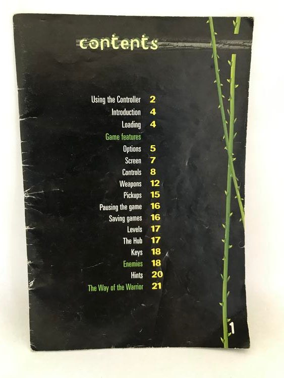 N64 TUROK DINOSAUR HUNTER INSTRUCTION BOOKLET ENGLISH (usagé)