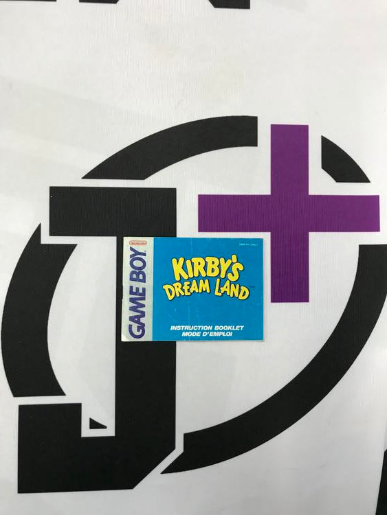 GB KIRBY'S DREAM LAND BOOKLET BILINGUAL