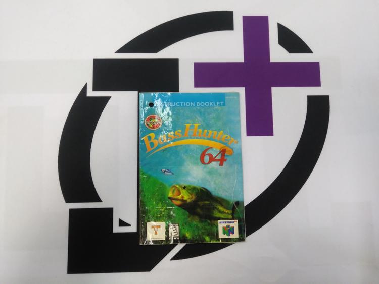 N64 BASS HUNTER 64 INSTRUCTION BOOKLET ENGLISH (usagé)