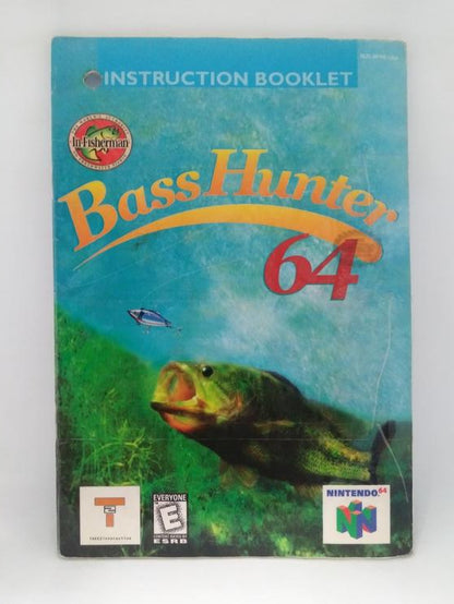 N64 BASS HUNTER 64 INSTRUCTION BOOKLET ENGLISH (usagé)