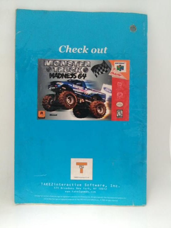 N64 BASS HUNTER 64 INSTRUCTION BOOKLET ENGLISH (usagé)