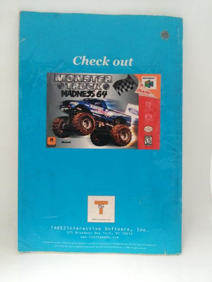 N64 BASS HUNTER 64 INSTRUCTION BOOKLET ENGLISH (usagé)