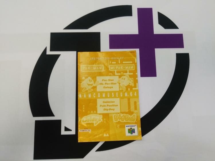 N64 NAMCO MUSEUM 64 INSTRUCTION BOOKLET ENGLISH