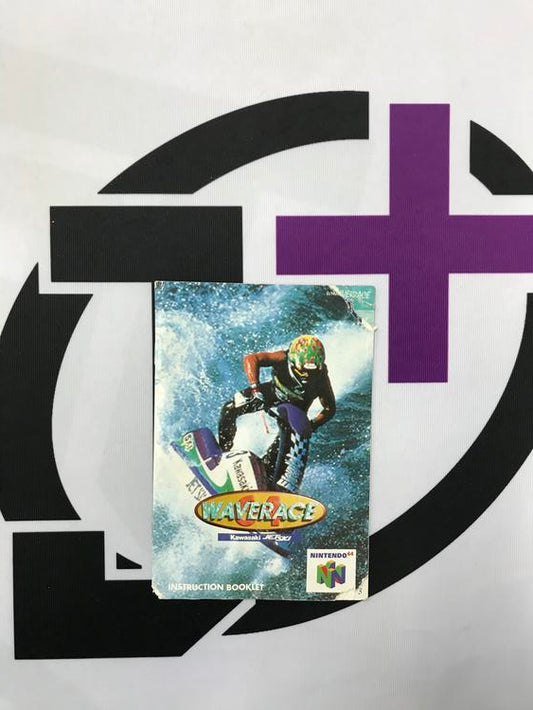 N64 WAVE RACE 64 INSTRUCTION BOOKLET ENGLISH (usagé)
