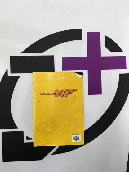 N64 007 GOLDENEYE INSTRUCTION BOOKLET ENGLISH