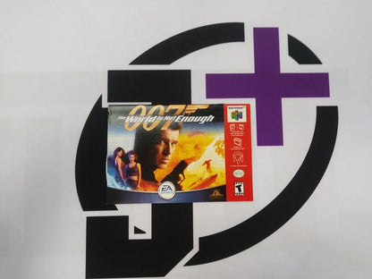 N64 007 THE WORLD IS NOT ENOUGH INSTRUCTION BOOKLET BILINGUAL