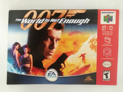 N64 007 THE WORLD IS NOT ENOUGH INSTRUCTION BOOKLET BILINGUAL
