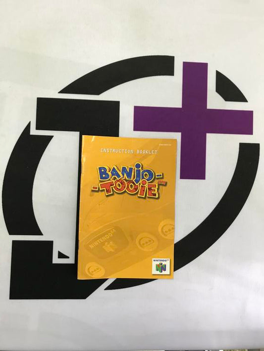 N64 BANJO-TOOIE INSTRUCTION BOOKLET BILINGUAL