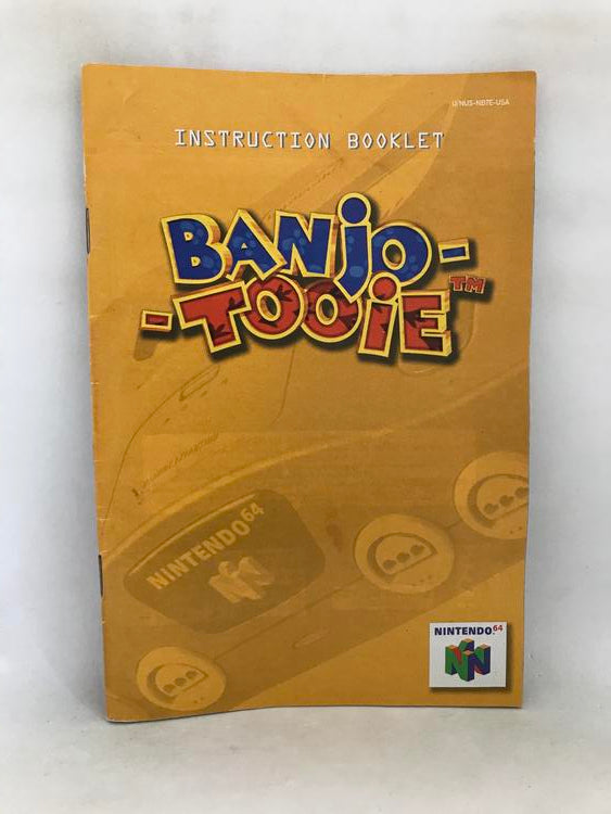 N64 BANJO-TOOIE INSTRUCTION BOOKLET BILINGUAL