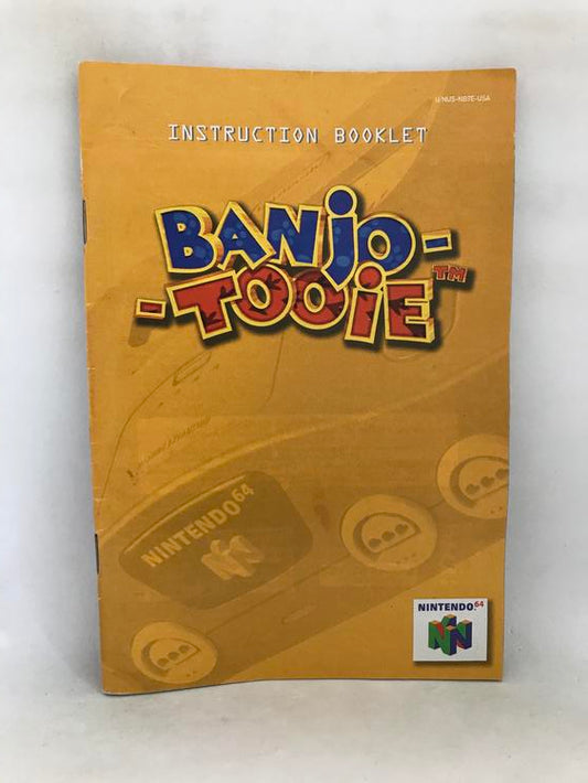 N64 BANJO-TOOIE INSTRUCTION BOOKLET BILINGUAL (usagé)