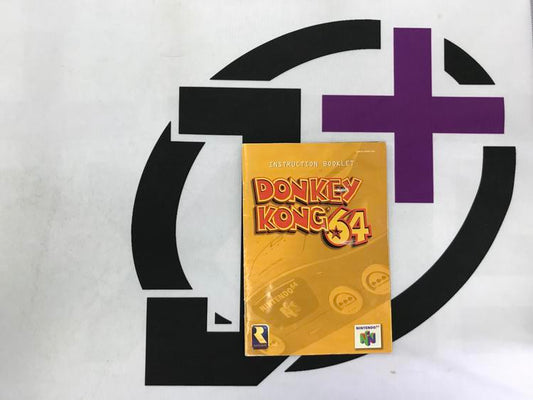 N64 DONKEY KONG 64 INSTRUCTION BOOKLET ENGLISH
