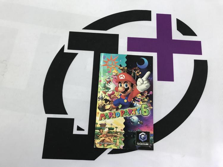NGC MARIO PARTY 6 INSTRUCTION BOOKLET ENGLISH