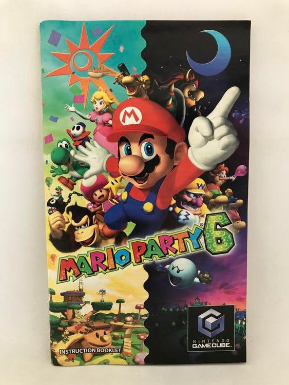 NGC MARIO PARTY 6 INSTRUCTION BOOKLET ENGLISH