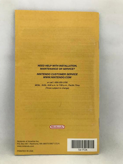 NGC MARIO PARTY 6 INSTRUCTION BOOKLET ENGLISH