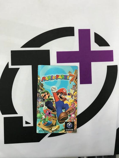 NGC MARIO PARTY 7 INSTRUCTION BOOKLET BILINGUAL