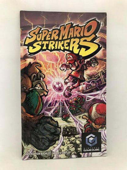 NGC SUPER MARIO STRIKERS INSTRUCTION BOOKLET BILINGUAL (usagé)