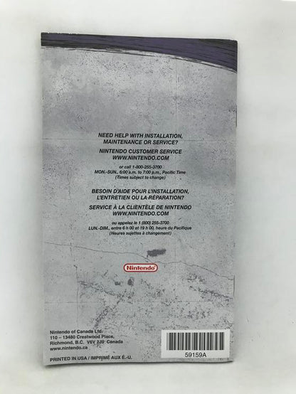 NGC SUPER MARIO STRIKERS INSTRUCTION BOOKLET BILINGUAL