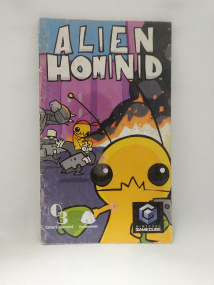 NGC ALIEN HOMINID INSTRUCTION BOOKLET FRENCH (usagé)