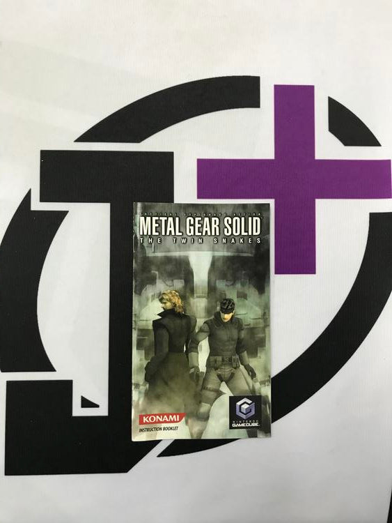 NGC METAL GEAR SOLID THE TWIN SNAKES INSTRUCTION BOOKLET ENGLISH