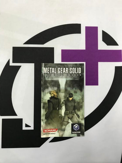 NGC METAL GEAR SOLID THE TWIN SNAKES INSTRUCTION BOOKLET ENGLISH (usagé)