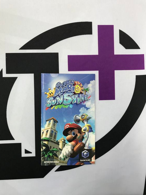 NGC SUPER MARIO SUNSHINE INSTRUCTION BOOKLET ENGLISH