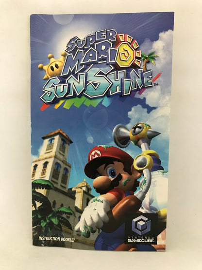 NGC SUPER MARIO SUNSHINE INSTRUCTION BOOKLET ENGLISH (usagé)