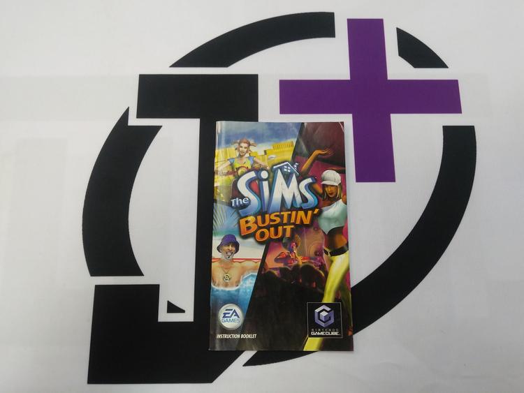 NGC THE SIMS BUSTIN OUT INSTRUCTION BOOKLET ENGLISH