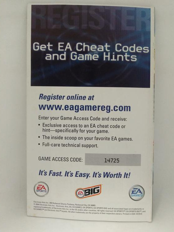 NGC THE SIMS BUSTIN OUT INSTRUCTION BOOKLET ENGLISH