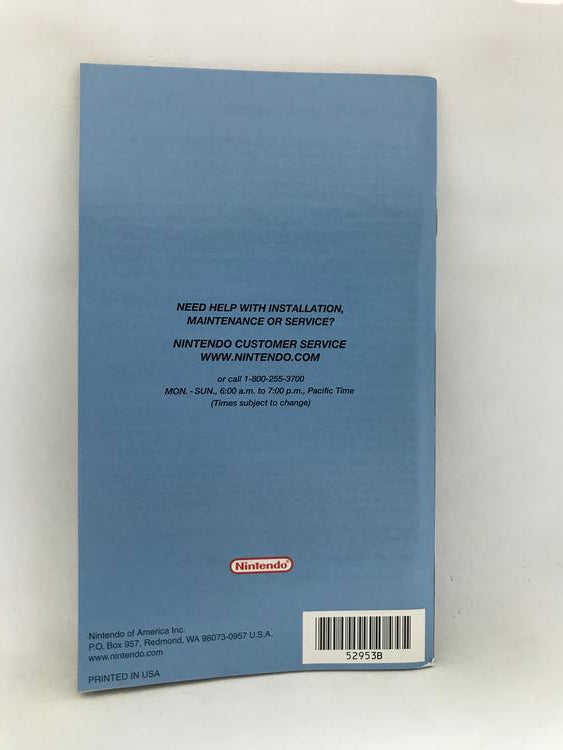 NGC MARIO KART DOUBLE DASH!! INSTRUCTION BOOKLET ENGLISH (usagé)
