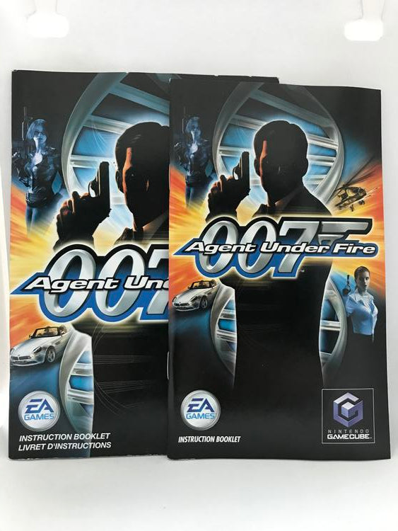 NGC 007 AGENT UNDER FIRE BOOKLET BILINGUAL (usagé)