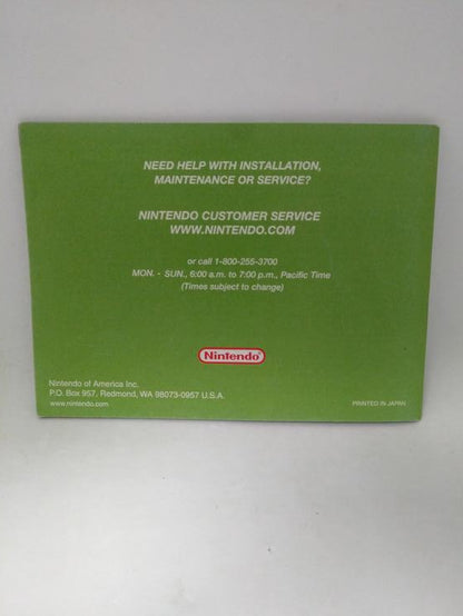 GBA MARIO & LUIGI SUPERSTAR SAGA INSTRUCTION BOOKLET ENGLISH (usagé)