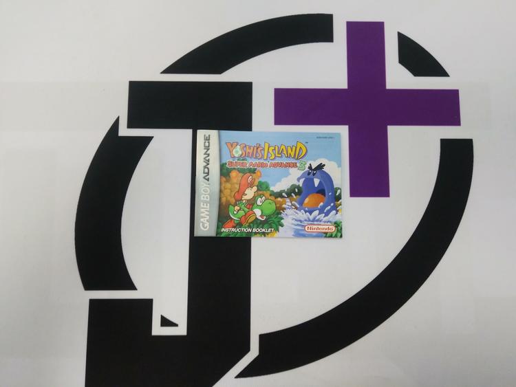 GBA SUPER MARIO ADVANCE 3 YOSHI'S ISLAND INSTRUCTION BOOKLET BILINGUAL (usagé)