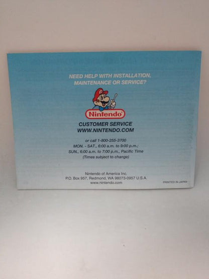 GBA SUPER MARIO ADVANCE 3 YOSHI'S ISLAND INSTRUCTION BOOKLET BILINGUAL (usagé)
