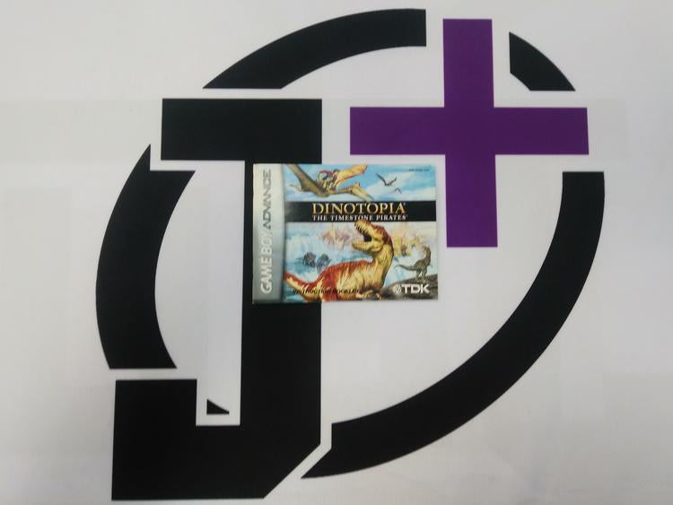 GBA DINOTOPIA THE TIMESTONE PIRATES INSTRUCTION BOOKLET ENGLISH