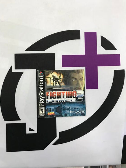 PS1 FIGHTING FORCE 2 INSTRUCTION BOOKLET ENGLISH