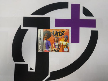 GBA THE URBZ SIMS IN THE CITY INSTRUCTION BOOKLET BILINGUAL (usagé)