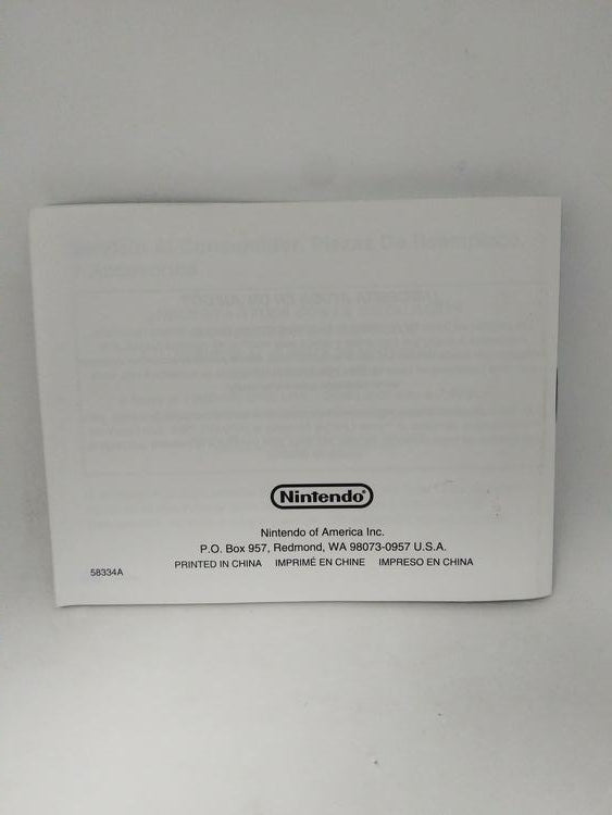 GBA GAME BOY ADVANCE SP INSTRUCTION BOOKLET TRILINGUAL