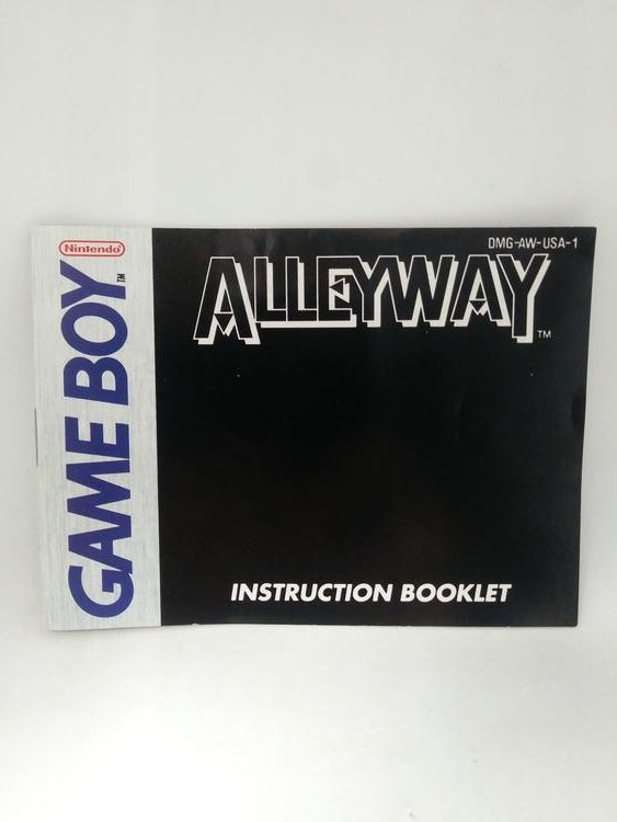 GB ALLEYWAY INSTRUCTION BOOKLET ENGLISH