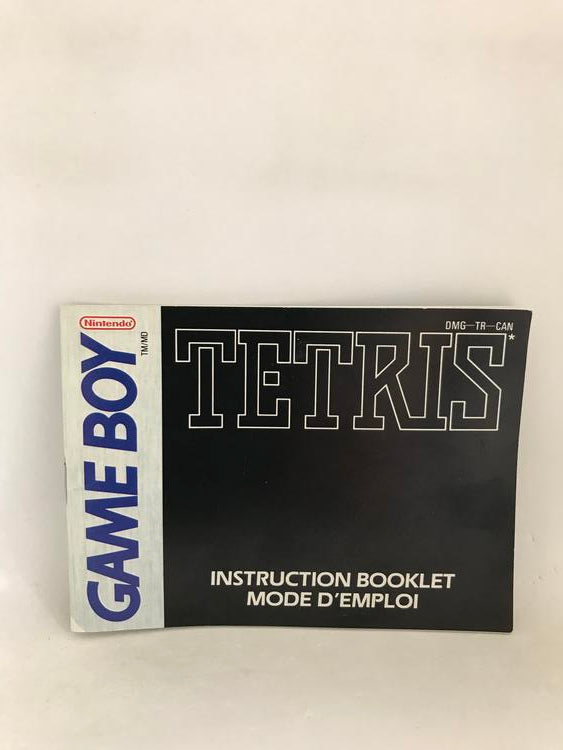 GB TETRIS INSTRUCTION BOOKLET BILINGUAL
