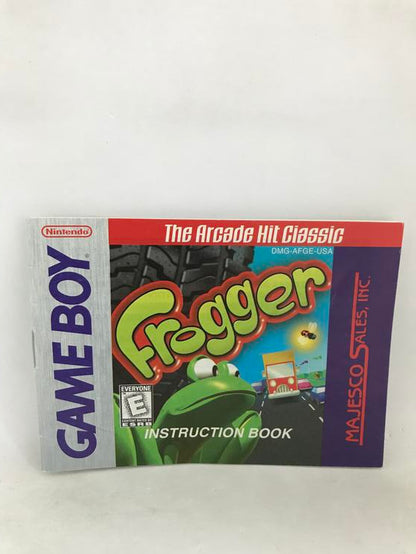 GB FROGGER INSTRUCTION BOOKLET ENGLISH (usagé)