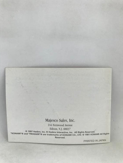 GB FROGGER INSTRUCTION BOOKLET ENGLISH (usagé)