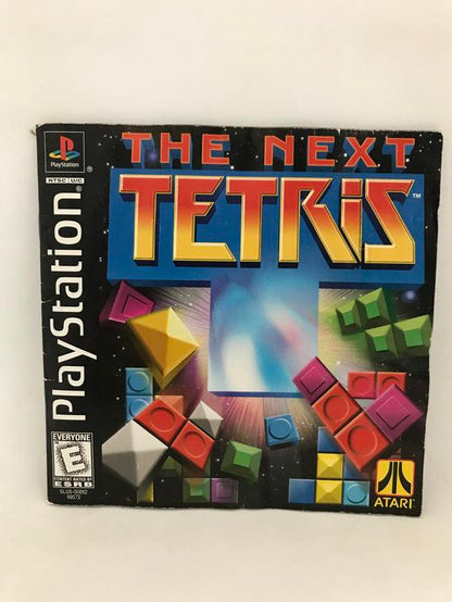 PS1 THE NEXT TETRIS INSTRUCTION BOOKLET BILINGUAL (usagé)