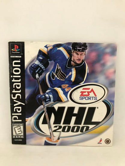 PS1 NHL 2000 INSTRUCTION BOOKLET ENGLISH (usagé)