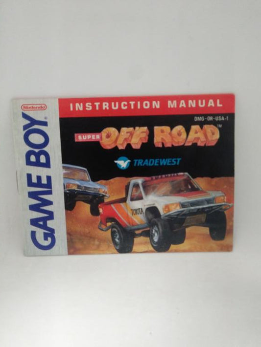 GB SUPER OFF ROAD INSTRUCTION BOOKLET ENGLISH (usagé)