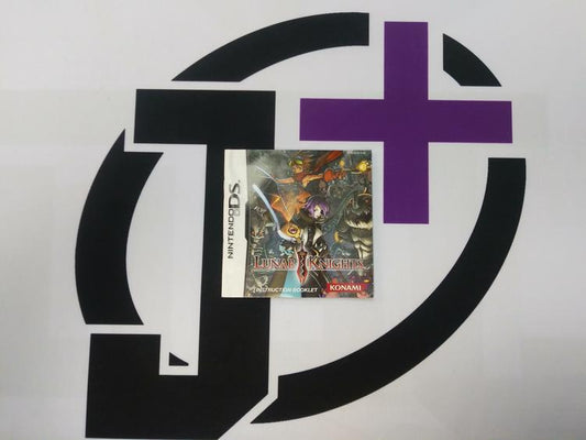 NDS LUNAR KNIGHTS INSTRUCTION BOOKLET ENGLISH