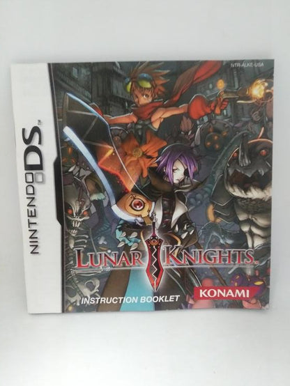 NDS LUNAR KNIGHTS INSTRUCTION BOOKLET ENGLISH (usagé)
