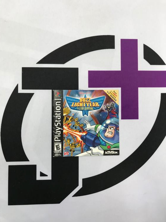 PS1 BUZZ LIGHTYEAR OF STAR COMMAND INSTRUCTION BOOKLET ENGLISH