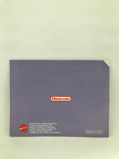 NES TETRIS INSTRUCTION BOOKLET BILINGUAL