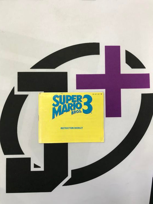 NES SUPER MARIO BROS. 3 INSTRUCTION BOOKLET ENGLISH (usagé)